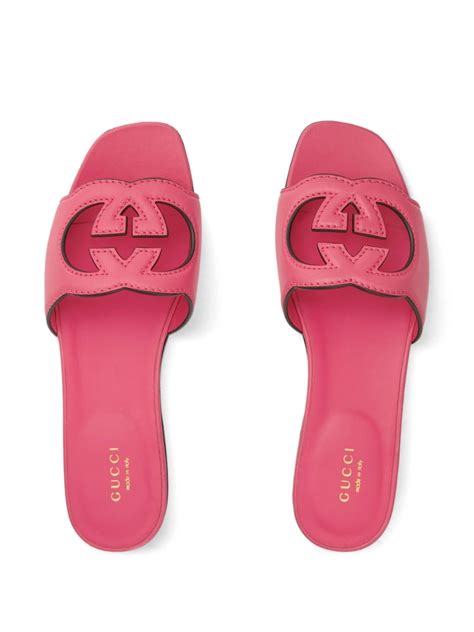 gucci women's slides interlocking g|gucci slides with fur women.